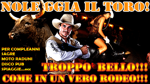 Noleggio Toro Meccanico (Ideale per Adulti e Bambini)